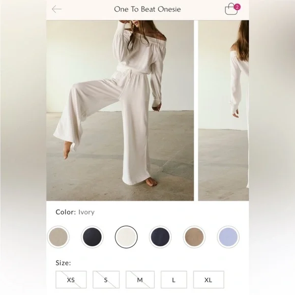 NWT Free People FP Movement One To Beat Onesie - ivory white - Medium *IR* - Picture 5 of 11